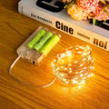 Fairy String Lights, 33Ft 100 LED Mini Battery Operated Fairy Lights Copper Wire Twinkle Lights Mason Jar Lights, Waterproof Starry Firefly Lights for Party Wedding Christmas Decor